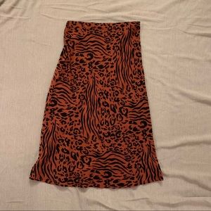 Cheetah Print Skirt